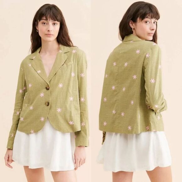 We the free Cali Printed Blazer M NWT $198 - Picture 1 of 9